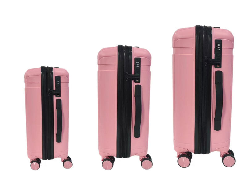 Load image into Gallery viewer, FUTURA 3pcs Set Luggage Trolley Suitcases Travel Bags 20/24/28" - Pastel Pink-3