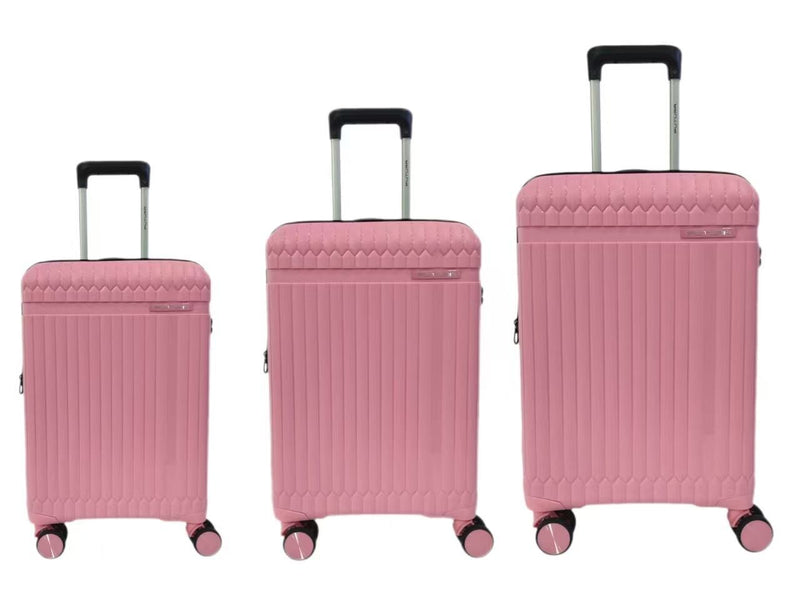 Load image into Gallery viewer, FUTURA 3pcs Set Luggage Trolley Suitcases Travel Bags 20/24/28" - Pastel Pink-4
