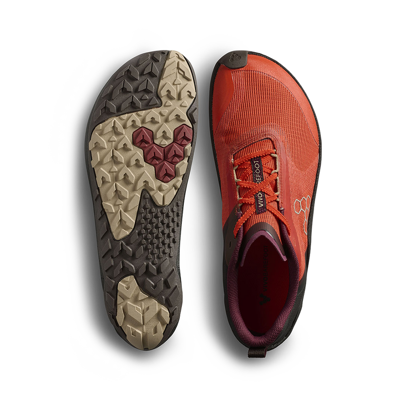 Load image into Gallery viewer, Vivobarefoot Primus Trail Flow Womens Cherry Tomato-1