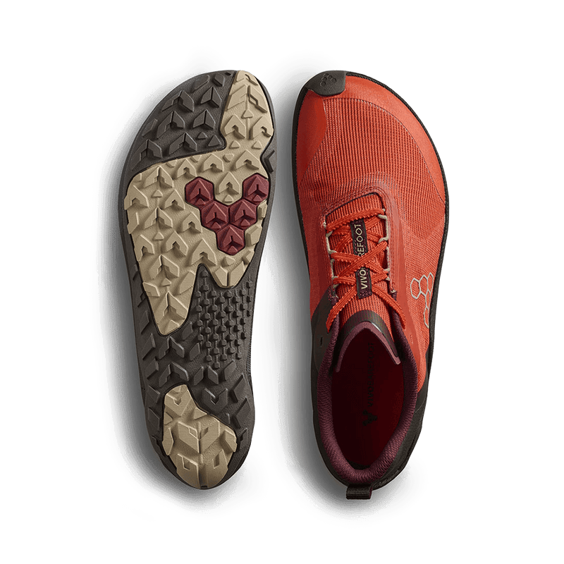 Load image into Gallery viewer, Vivobarefoot Primus Trail Flow Womens Cherry Tomato-1