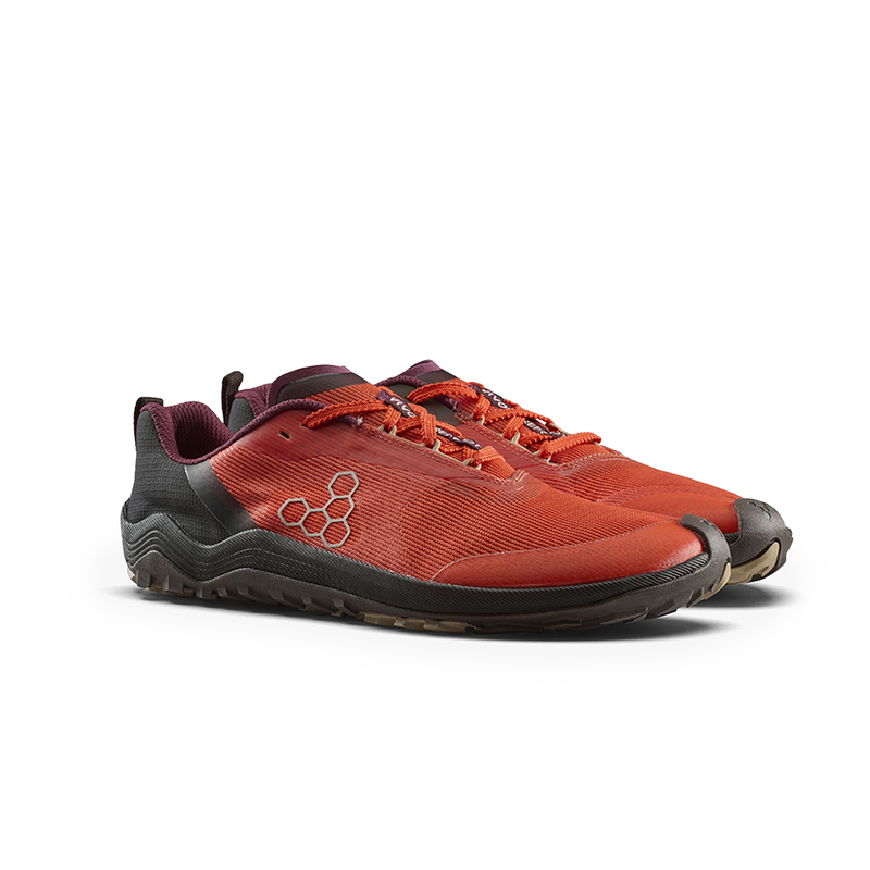Load image into Gallery viewer, Vivobarefoot Primus Trail Flow Womens Cherry Tomato-3