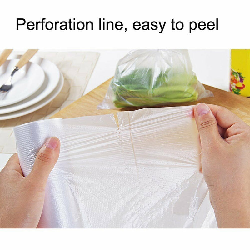 Load image into Gallery viewer, 6 Produce Rolls Bags Heavy Duty Food Grade Freezer Supermarket Bag Gusset-2