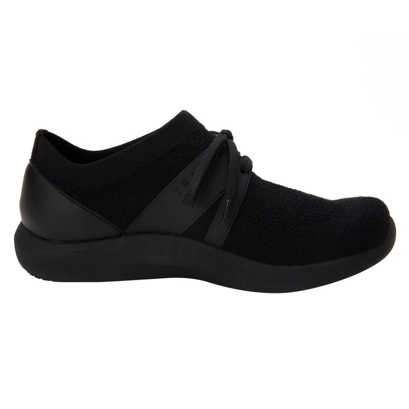 Load image into Gallery viewer, Traq By Alegria Womens Qool Comfort Smart Walking Shoe Sneaker - Fuzz Black-4