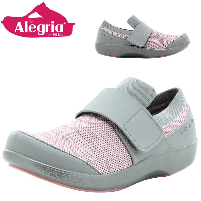 Load image into Gallery viewer, Traq By Alegria Womens Qwik Smart Comfort Walking Shoe Sneaker - Pink Multi-1