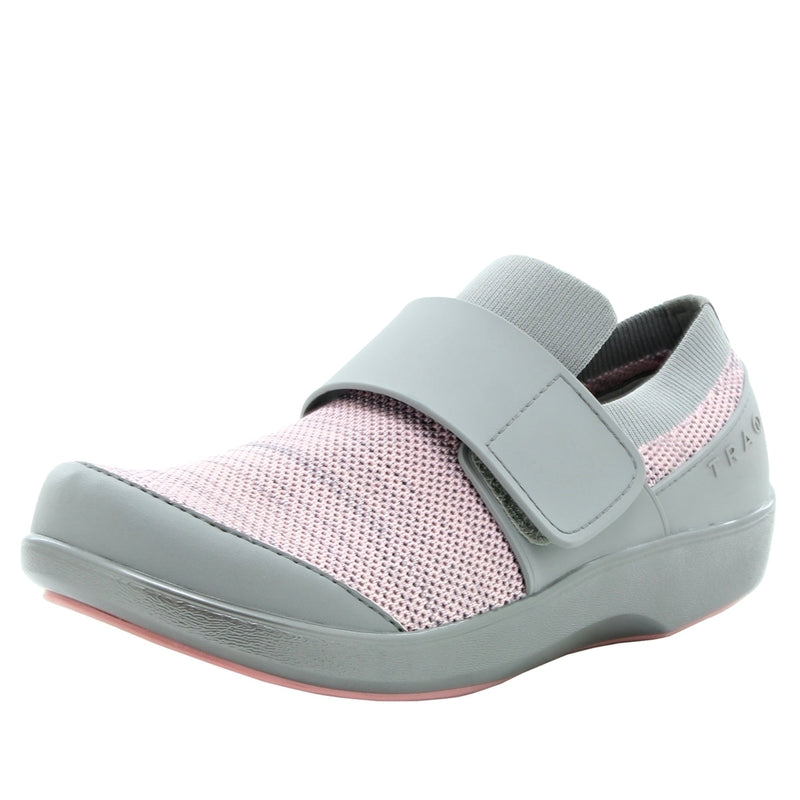 Load image into Gallery viewer, Traq By Alegria Womens Qwik Smart Comfort Walking Shoe Sneaker - Pink Multi-0