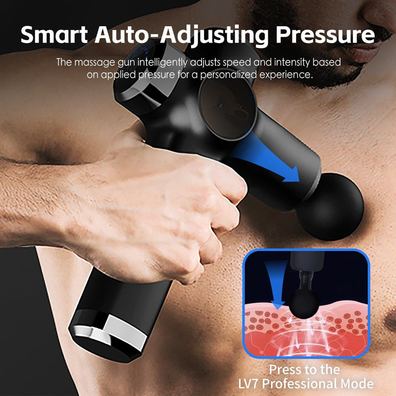 Load image into Gallery viewer, Remology Fascial Impact Therapy Massage Gun 7 Adaptive Speed with 4 Heads-4