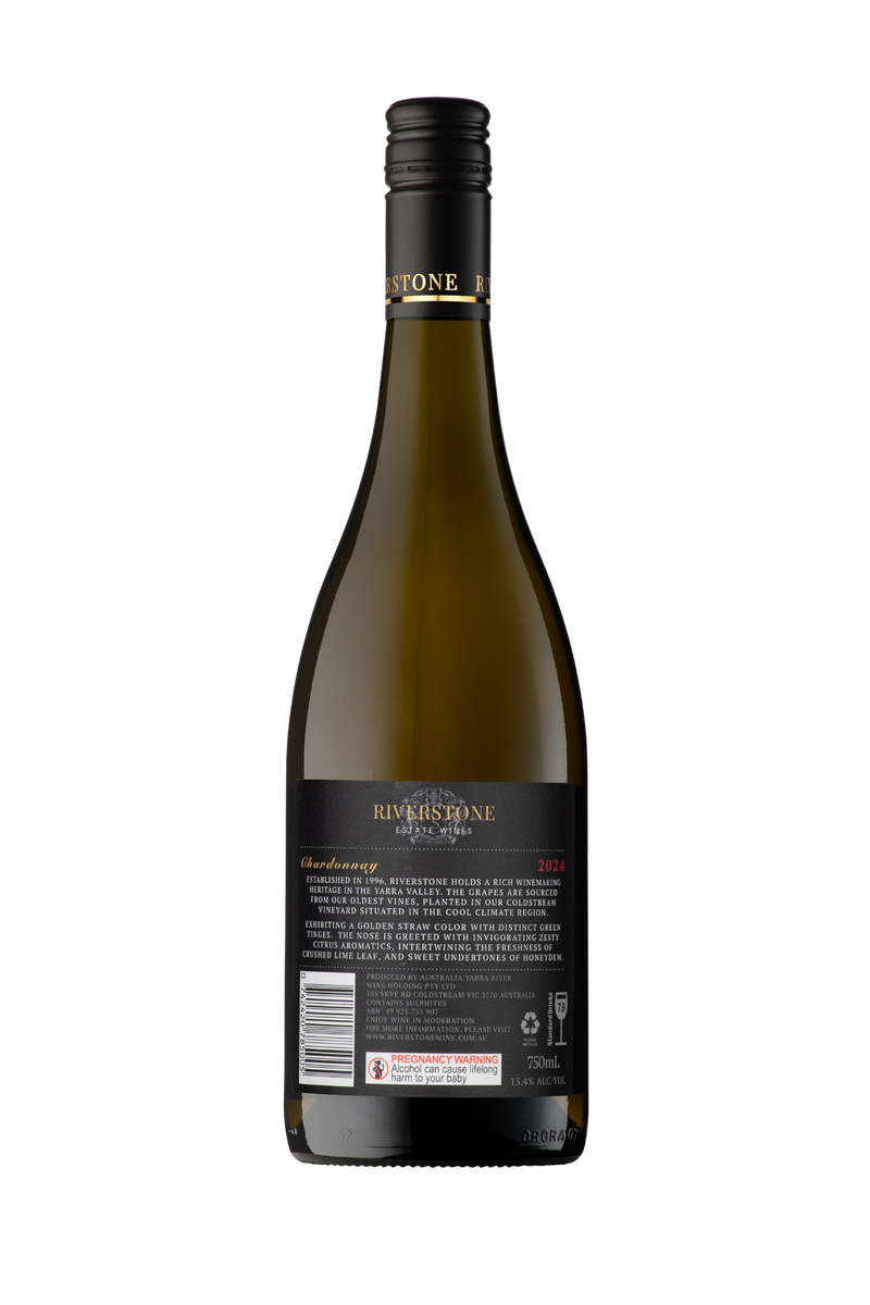 Load image into Gallery viewer, 6-Pack 2024 Riverstone Estate Chardonnay White Wine - 750ml Bottle-2