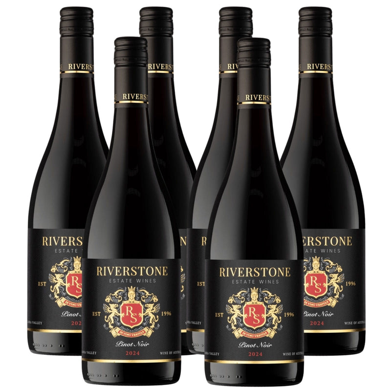 Load image into Gallery viewer, 6-Pack 2024 Riverstone Estate Pinot Noir Red Wine Yarra Valley - 750ml Bottle-0
