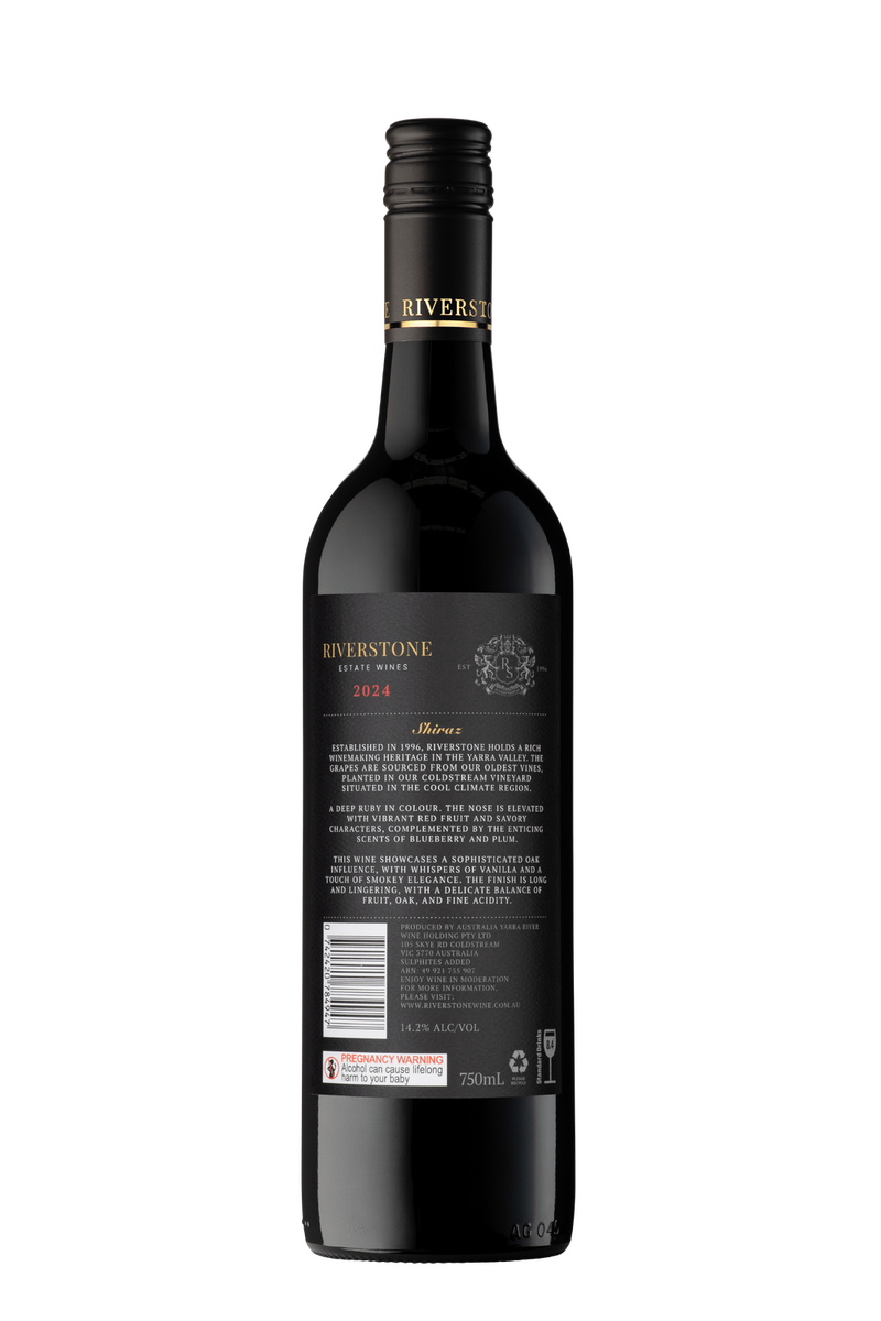 Load image into Gallery viewer, 2024 Riverstone Estate Shiraz Red Wine - 750ml Bottle-2