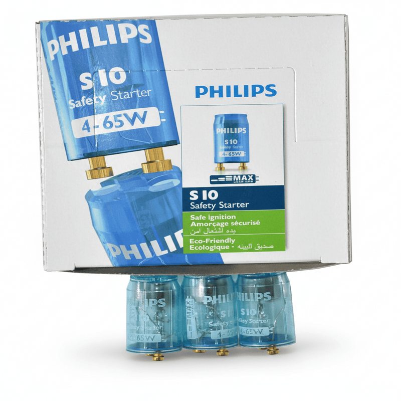 Load image into Gallery viewer, Philips S10 Safety Starters for Fluorescent Lamps Lights - 3 Boxes of 25-0