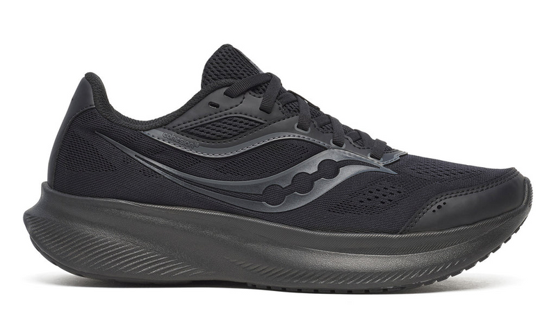 Load image into Gallery viewer, Saucony Womens Cohesion 18 (Wide) Shoes Runners Sneakers in Triple Black-0