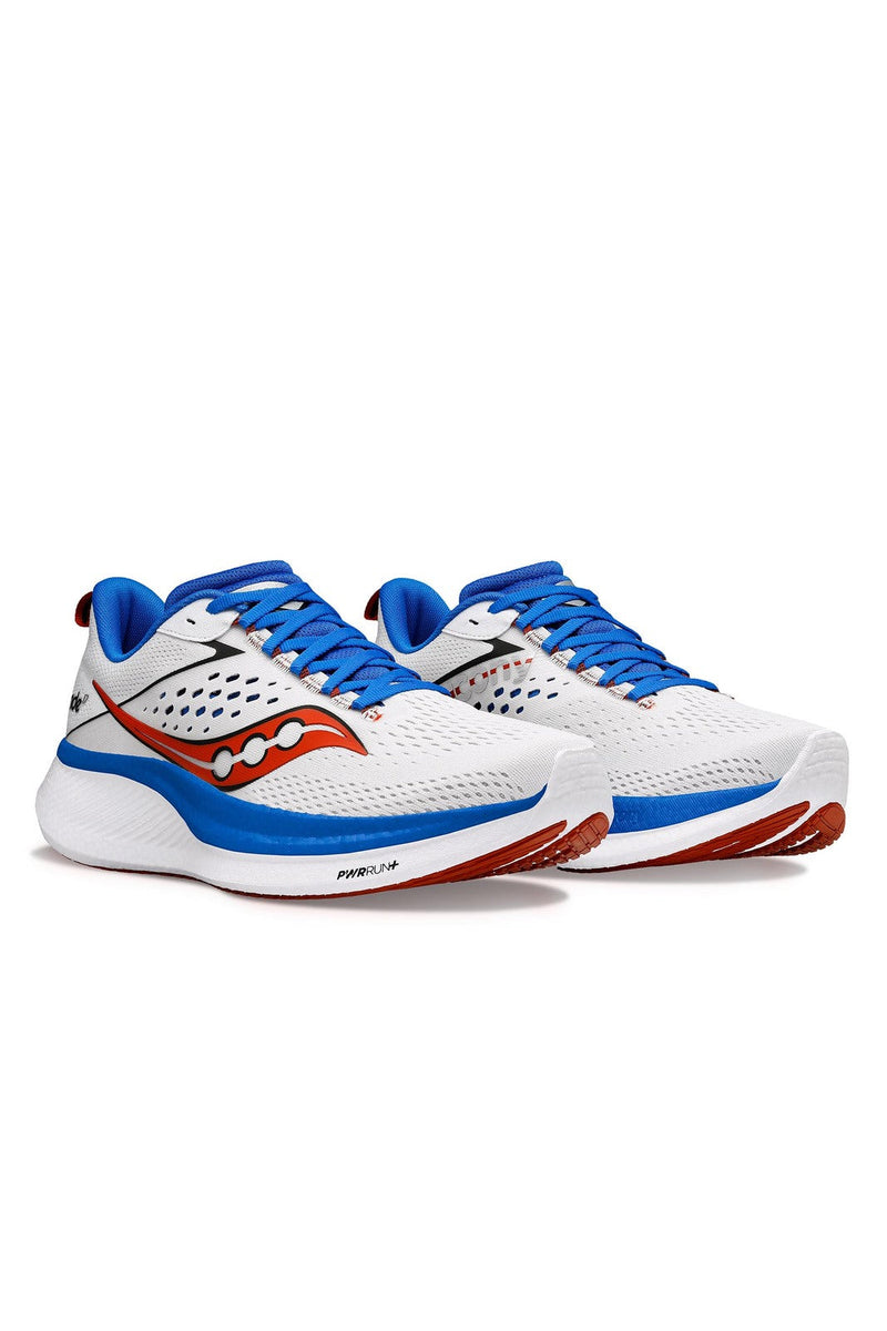 Load image into Gallery viewer, Saucony Mens Ride 17 (D) Shoes Sneakers Runners Running in White/Cobalt-3
