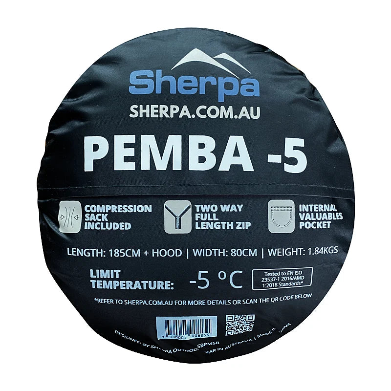 Load image into Gallery viewer, Sherpa Pemba -5 Degree Sleeping Bag Single Camping Hiking Winter Thermal-2