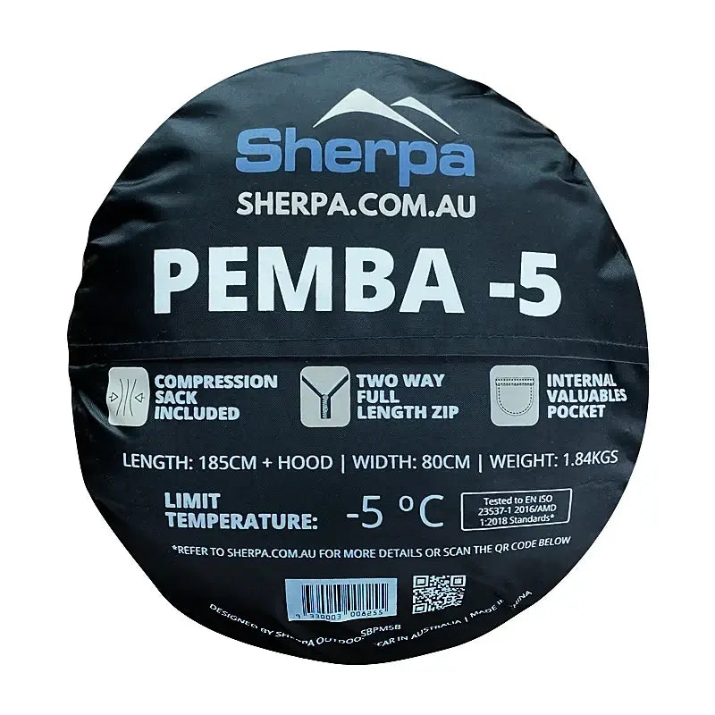 Load image into Gallery viewer, Sherpa Pemba -5 Degree Sleeping Bag Single Camping Hiking Winter Thermal-2