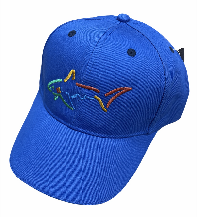 Load image into Gallery viewer, GREG NORMAN Cotton Golf Baseball Cap Hat Adjustable - One Size - Electric/Black/White-1