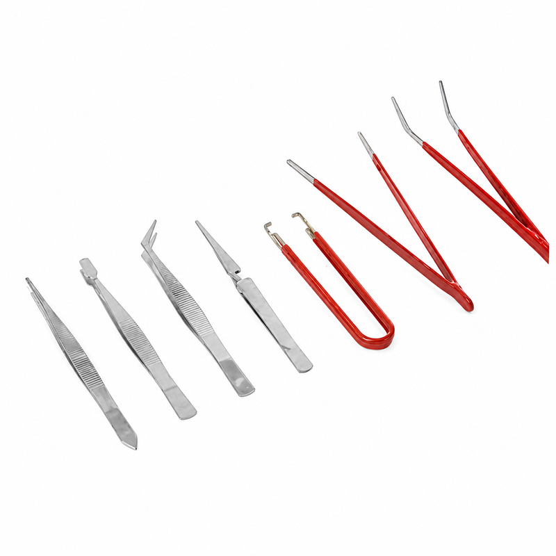 Load image into Gallery viewer, 7pcs Precision Tweezers Set for Maintenance & Repair Work (Computers/Electrical/Watch Repair and more)-2