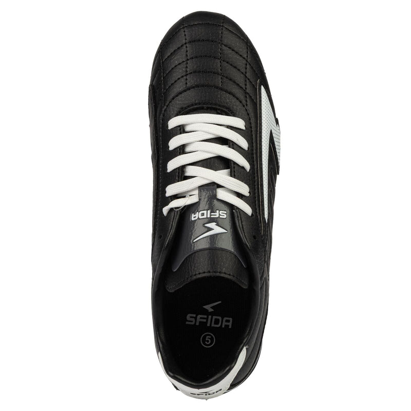 Load image into Gallery viewer, Sfida Legend Team Junior Football Soccer Boots Childrens Kids in Black/White-4