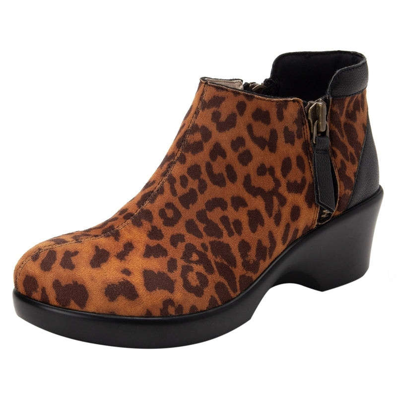 Load image into Gallery viewer, ALEGRIA Sloan Womens Casual Boot Bootie Boots Ladies Shoes - Leopard-0