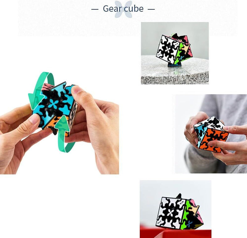 Load image into Gallery viewer, 3x3 Square Speed Cube Pyramid Brain Teaser Puzzle Magic Educational Toy-3