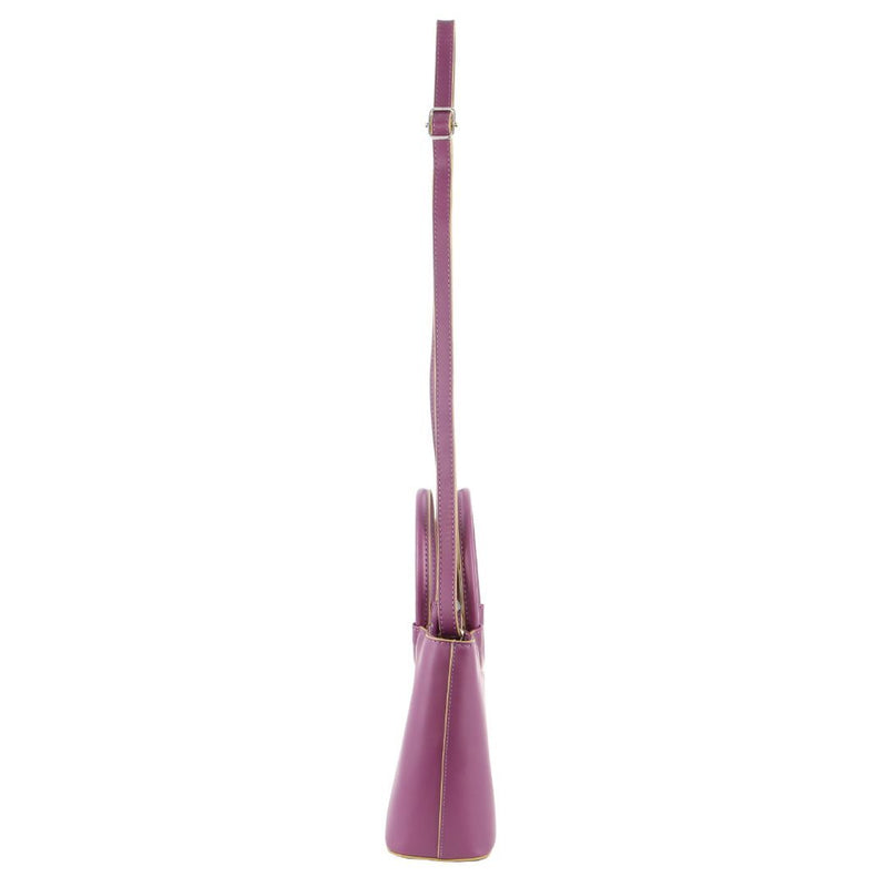 Load image into Gallery viewer, Milleni Mini Fashion Bag Tote Handbag in Plum-3