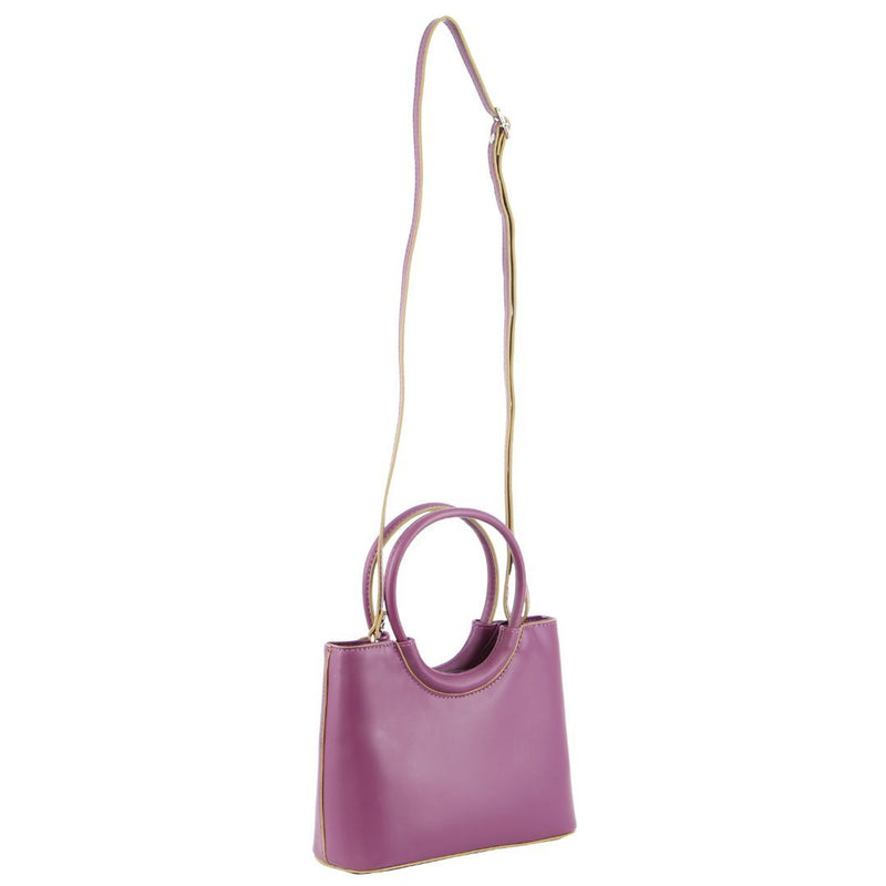 Load image into Gallery viewer, Milleni Mini Fashion Bag Tote Handbag in Plum-2