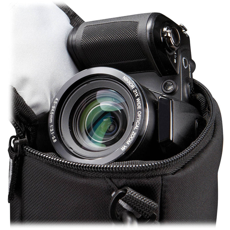 Load image into Gallery viewer, Case Logic Compact Camera Case For High Zoom Cameras Padded Nylon in Black-2