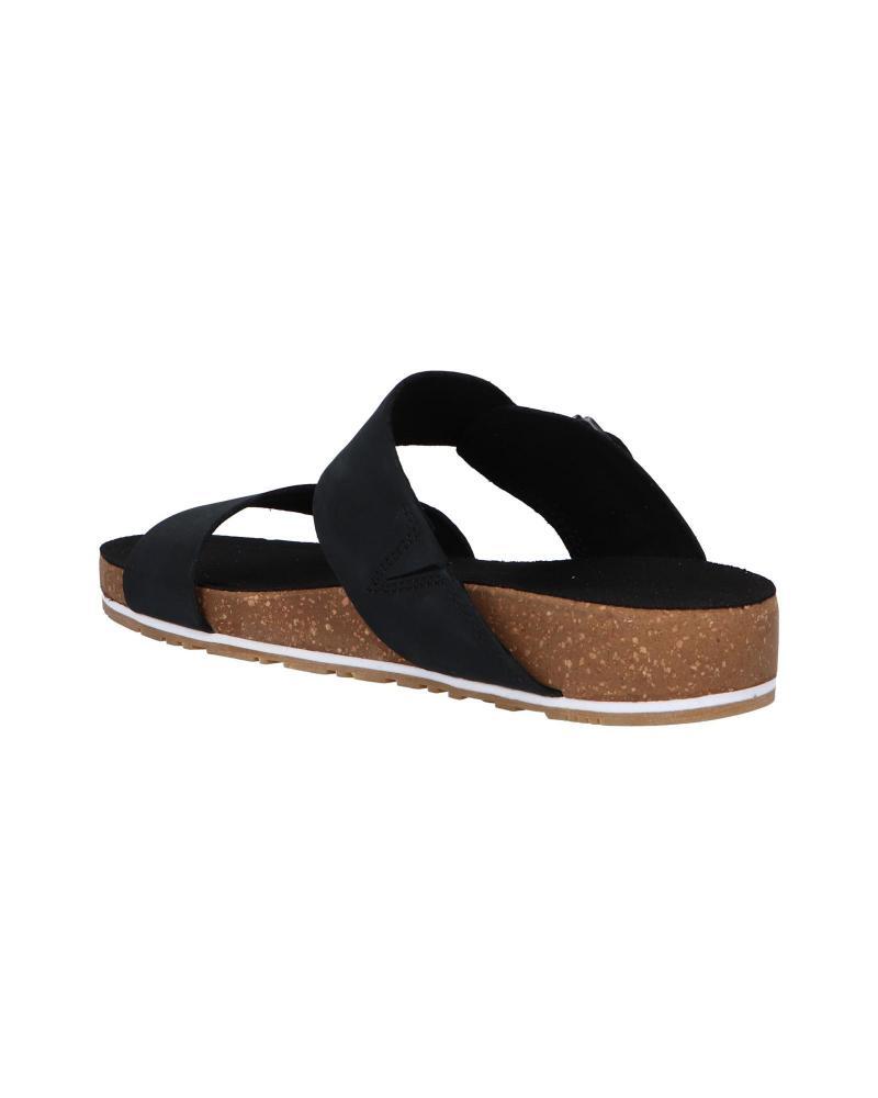 Load image into Gallery viewer, Timberland Womens Malibu Waves Slide Sandals Flip Flops - Black Nubuck-4