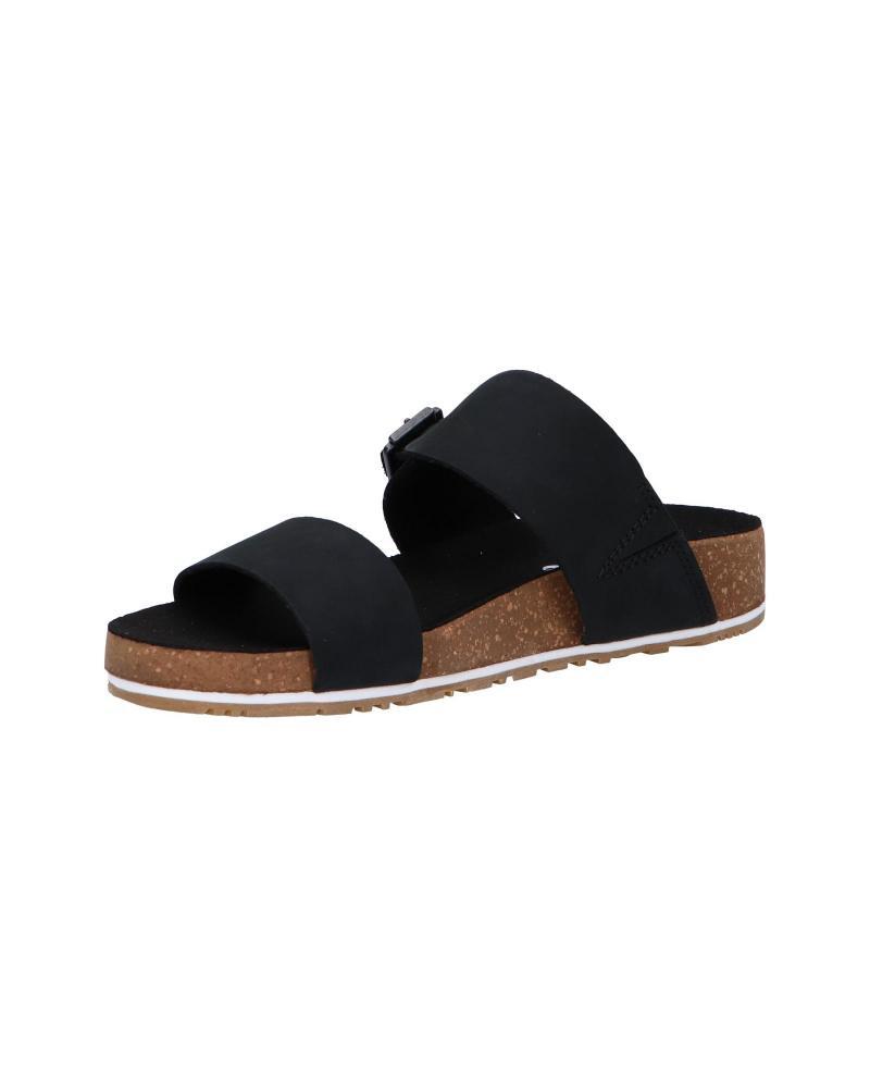 Load image into Gallery viewer, Timberland Womens Malibu Waves Slide Sandals Flip Flops - Black Nubuck-2
