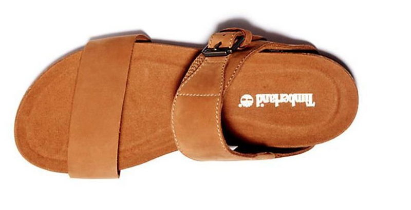 Load image into Gallery viewer, Timberland Womens Malibu Waves Slide Sandals Flip Flops - Rust Nubuck-2