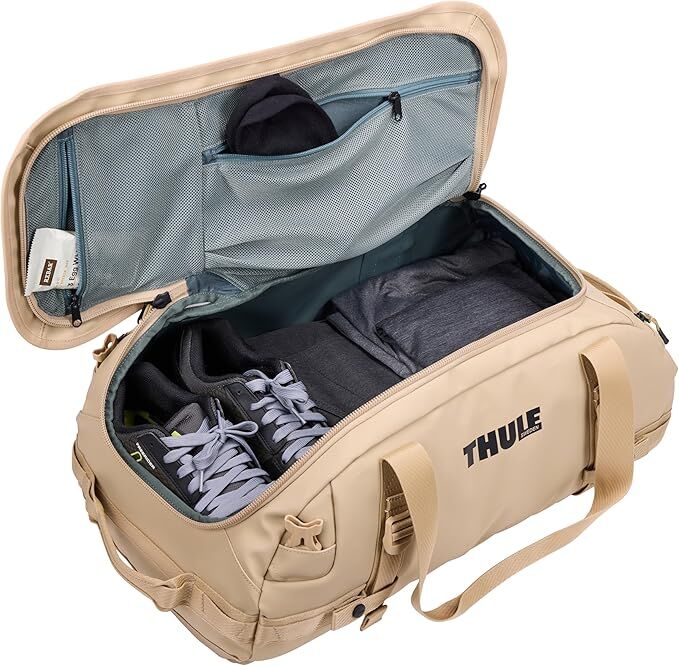 Load image into Gallery viewer, Thule Chasm 30L Duffel Overnight Bag Convertible Backpack Duffle in Gentle Beige-4