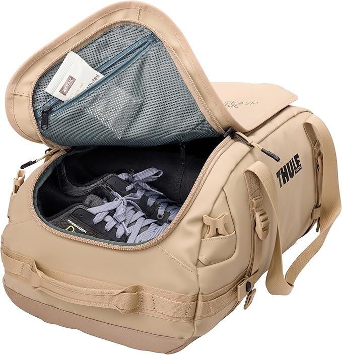 Load image into Gallery viewer, Thule Chasm 30L Duffel Overnight Bag Convertible Backpack Duffle in Gentle Beige-3