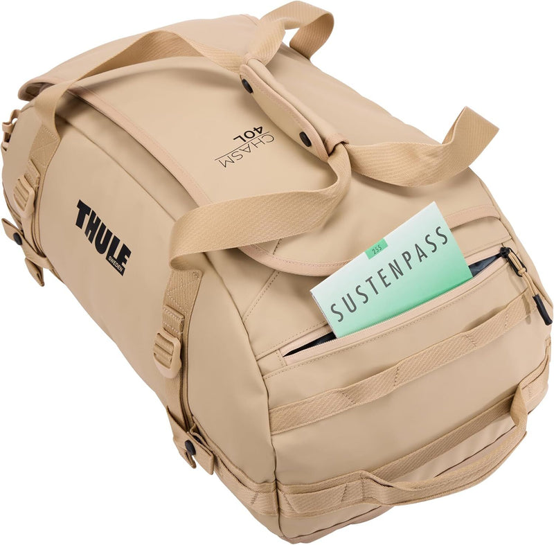 Load image into Gallery viewer, Thule Chasm 40L Duffel Bag Convertible Backpack Duffle in Gentle Biege-3