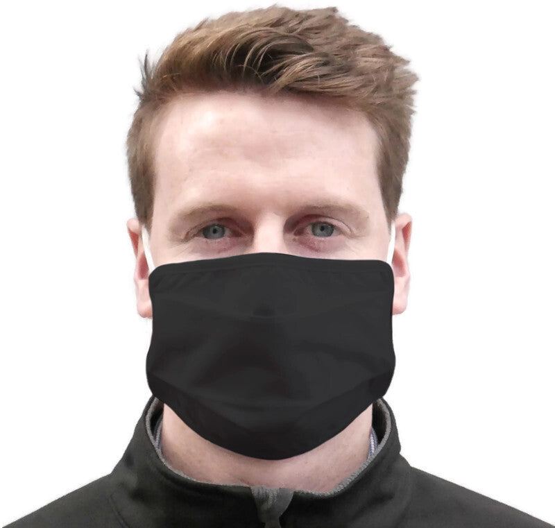 Load image into Gallery viewer, TIGERPLAST Fabric Face Mask Washable Reusable Mask Protect Anti-Microbial Mouth Cover - Black-2