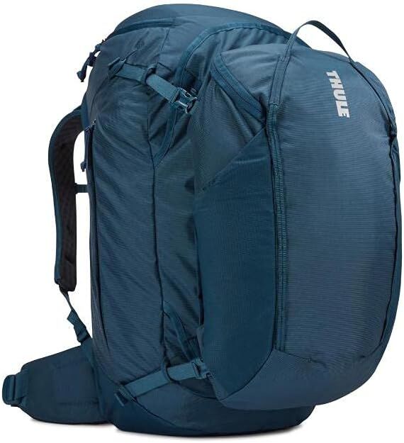 Load image into Gallery viewer, Thule 70L Womens Landmark Backpack Travel Hiking Bag w/ Laptop Sleeve in Majolica Blue-0