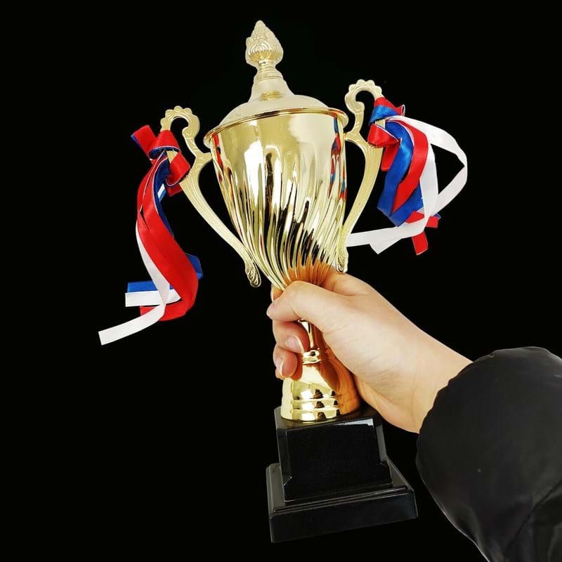 Load image into Gallery viewer, TROPHY CUP Sport Award Football School Table Tennis Gold Trophie - 30cm-2