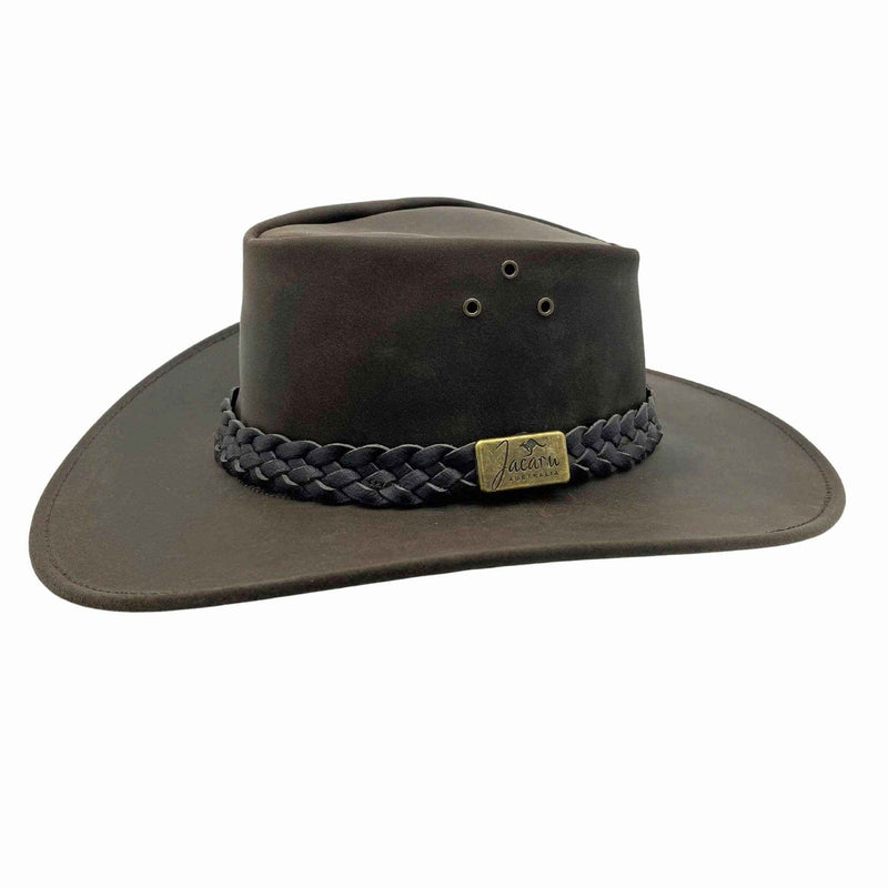 Load image into Gallery viewer, Jacaru 1011 Tiger King Hat – Oiled Leather | UPF 50+