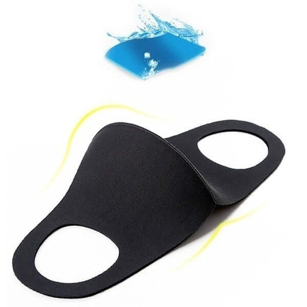 Load image into Gallery viewer, SUMMER Reusable Breathable Face Mask Mouth Mask Anti Dust Haze Protective in Black-2