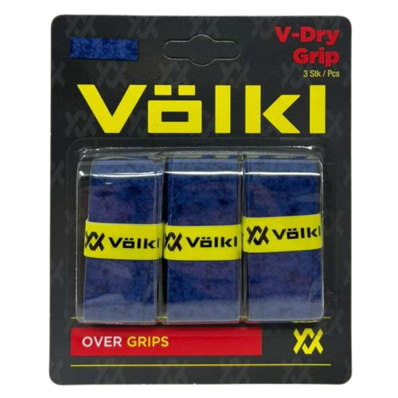 Load image into Gallery viewer, Volkl V-Dry Overgrip Tennis Grip High Performance 3 Pack in Navy-1
