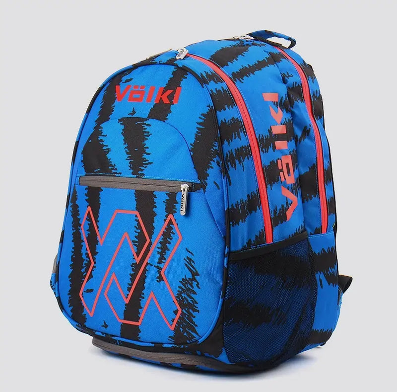 Load image into Gallery viewer, Volkl Zebra Large Backpack Tennis Badminton Racket Sports Bag in Blue-3