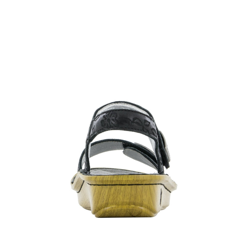 Load image into Gallery viewer, ALEGRIA Vienna Ankle Strap Sandals Shoes Womens - Morning Glory Black-4