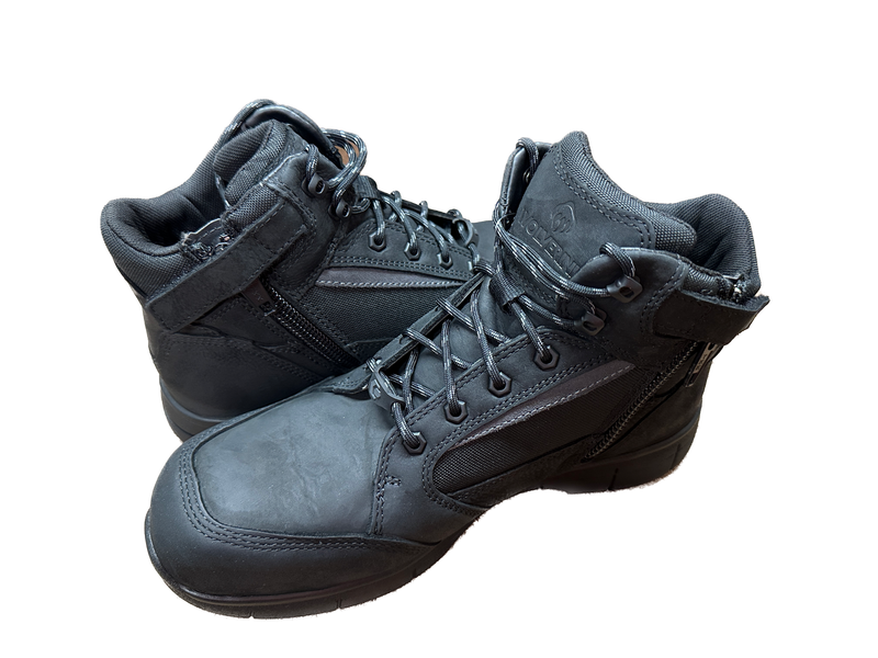 Load image into Gallery viewer, Wolverine Rigger Mid CM Steel Cap Safety Leather Boots Waterproof Shoes - Black-1