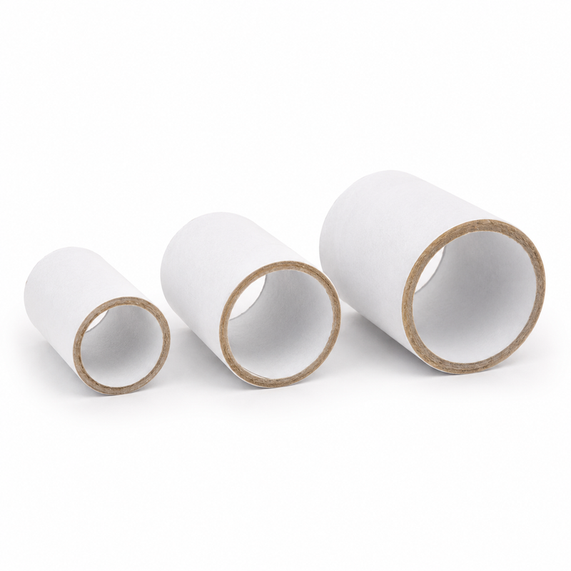 Load image into Gallery viewer, 3x Strong Cardboard Paper Tubes for Arts, Crafts, Schools, DIY + More (3cm Length, 30/40/50mm Diameters) in White-0