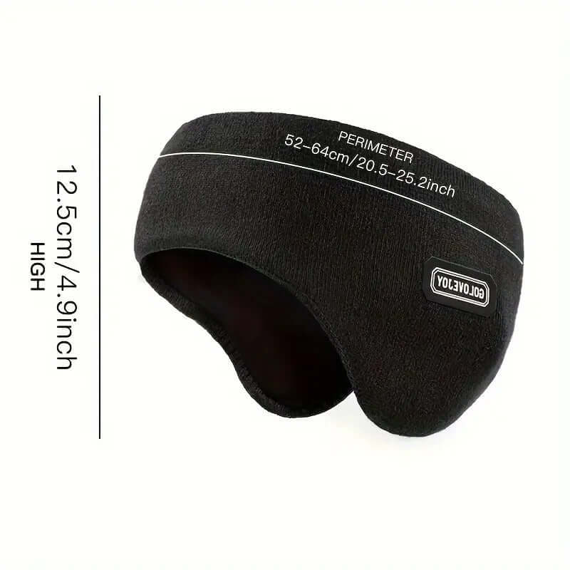 Load image into Gallery viewer, Warm Mens Winter Earmuffs Ear Cover Protection Running Headband in Black-3