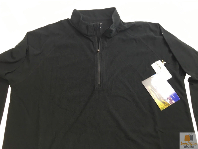 Load image into Gallery viewer, ExOfficio Microstretch Zip Pullover Top Tee T-Shirt Hiking Camping 1011-0734 - Black - L-2