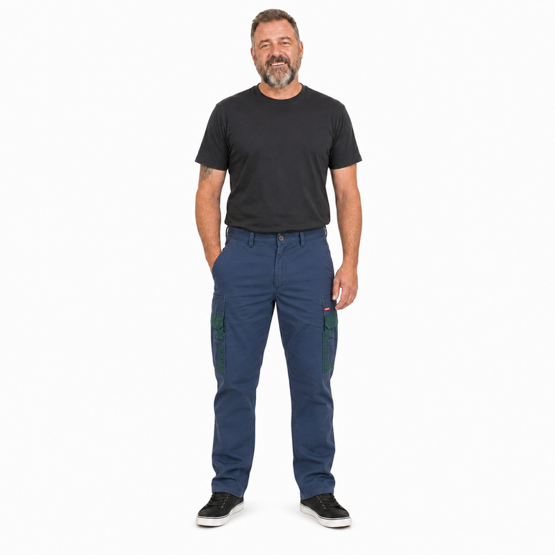 Load image into Gallery viewer, HARD YAKKA Legends Work Cargo Pants Cotton Drill Utility Pockets Trousers Y02900 - Garden Green-2