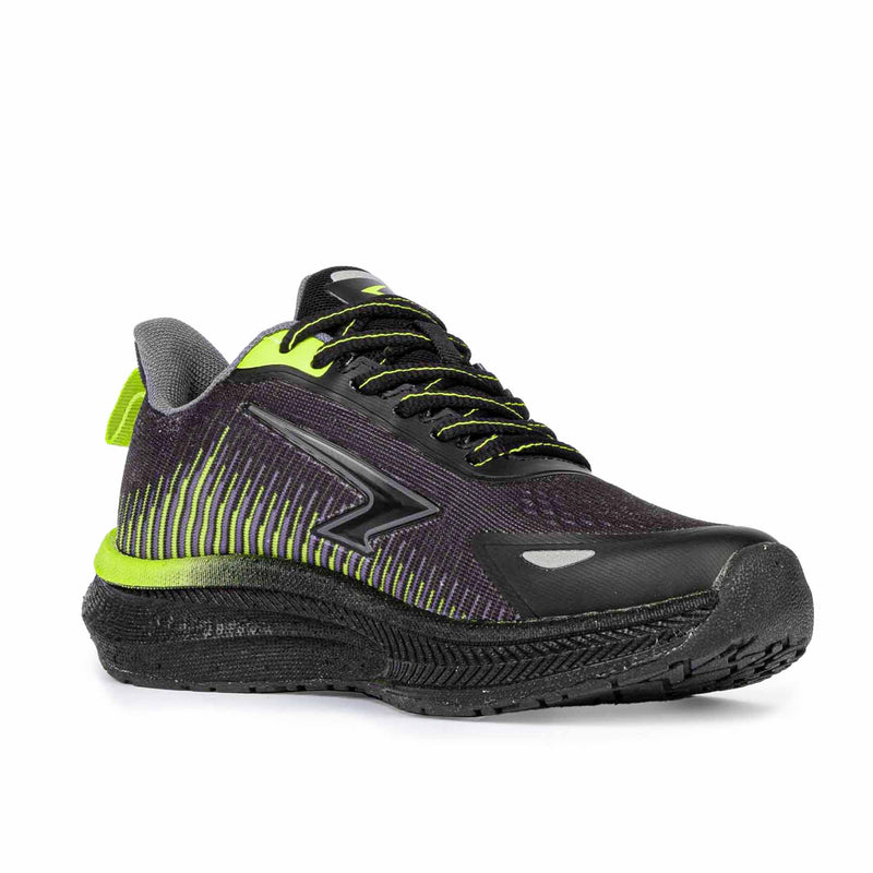 Load image into Gallery viewer, Zephyr 2.0 Boys Runners - Black/Lime Lace-1