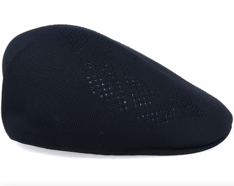 Load image into Gallery viewer, Kangol Mens Neo Geo Ivy Flat 507 Hat Cap Newsboy Gatsby Golf Driving - Black