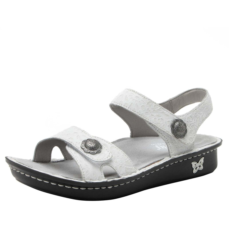 Load image into Gallery viewer, Alegria Vienna Ankle Strap Sandals Shoes Womens - Delicut White