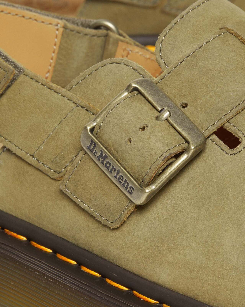 Load image into Gallery viewer, Dr. Martens Jorge II Sling Back Shoes Sandals Slip On in Olive Nubuck