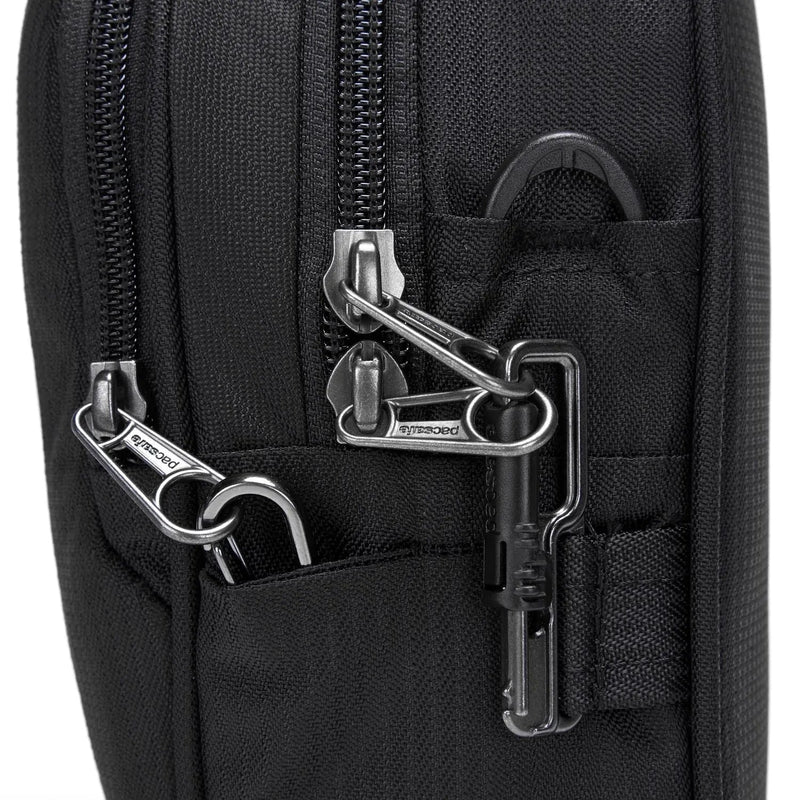Load image into Gallery viewer, Pacsafe Metrosafe LS100 Crossbody Anti-Theft Messenger Bag in Black